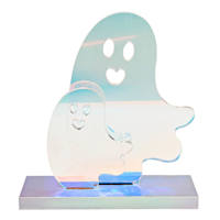 Hey Boo! Iridescent Tabletop Ghost, 10"
