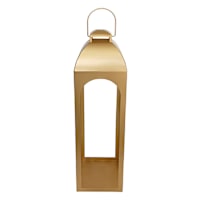 Gold Metal Lantern, 36"