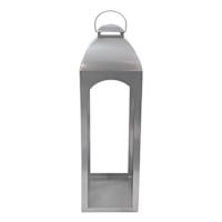 Silver Metal Lantern, 36"