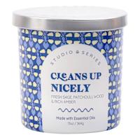 Cleans Up Nicely Scented Jar Candle, 13oz