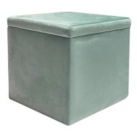 Hannah Storage Ottoman, Glacier