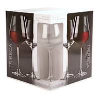 Set of 4 Tribeca Stemmed Wine Glasses, 20oz