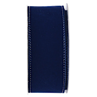 1.5" Blue Velvet Ribbon, 10yd