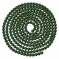 Green Wooden Bead Garland, 144"