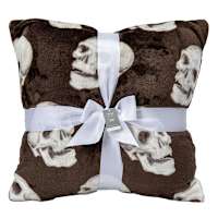 Midnight Shadows 2-Pack Skull Plush Printed Pillows