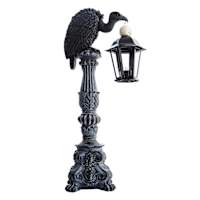 Midnight Shadows LED Vulture on Stand