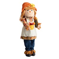 Standing Girl Scarecrow, 30.5"