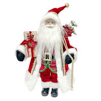Porcelain Santa Head with Gift Box, 18"