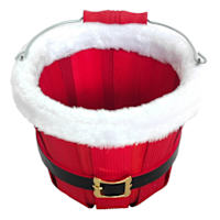 Small Santa Basket with Handle, Set of 3