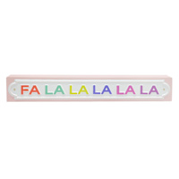 Fa La La La La Table Sign, 2.2"