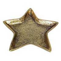 Five Pointed Star Trinket Tray, 6"
