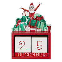 The Elf on the Shelf® Christmas Countdown Calendar Table Decor, 8"