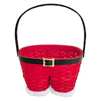 Christmas Basket Santa Pants
