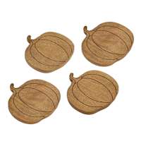 Set of 4 Pumpkin Coasters