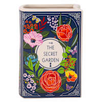The Secret Garden Ceramic Book Vase, 4x6