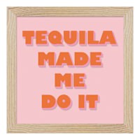 Tequila Framed Art, 6"