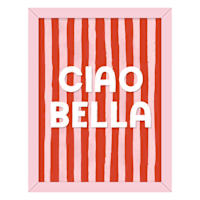 Ciao Bella Framed Art, 6x8