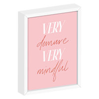 Very Demure Canvas Art, 5x7