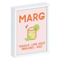 Margarita Canvas Table Art, 5x7