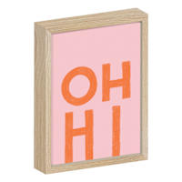Oh Hi Canvas Table Art, 5x7
