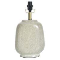 Grey Ceramic Small Lamp Base, 15"