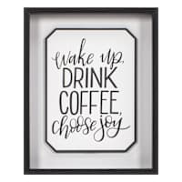 Drink Coffee Table Sign 8x10