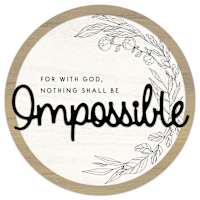 Impossible Plaque, 10"
