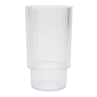 Modern Clear Highball Glass, 21oz