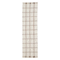 Tartan Ivory Runner, 2x7