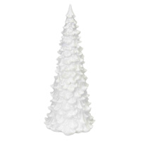 White Glitter Tree, 12"