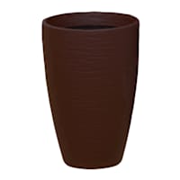 Japi Burgundy Modern Conic Outdoor Planter, Small