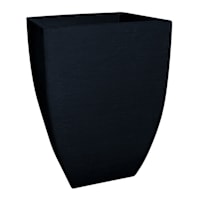 Dark Blue Round & Square Planter, 11.8"
