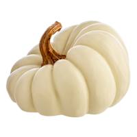 White Irridescent Pumpkin, 15.8"