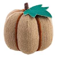 Jute Pumpkin, 9"