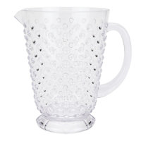 Embossed Clear Nobnail Pitcher