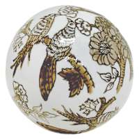 Brown Chinosiere Orb, 4"