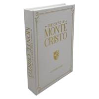 White Faux Leather Monte Cristo Book Box, 11"