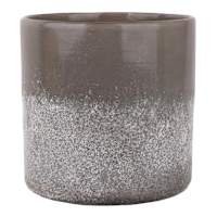 Glass Candle Holder, 6"