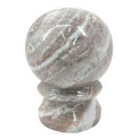 Beige Marble Half Globe Bookend