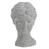 Cement Resin Portrait Figurine, 6x7