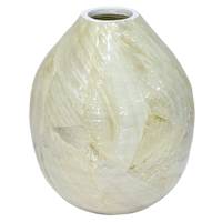 Natural Bamboo Vase, 7x8