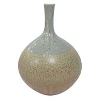 Narrow Neck Ceramic Vase, 8"