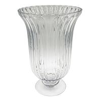 Glass Vase On Base, 8x12