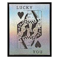 Lucky Canvas Table Sign, 8x10