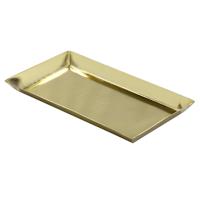 Gold Metal Tray, 10.5x6