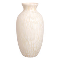 White Glass Vase, 15"