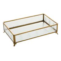 10In Gold Glass Tray