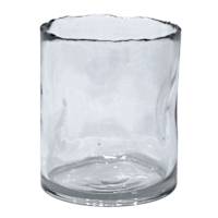 Clear Glass Hurricane Candle Holder, 6"