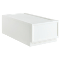 REAL SIMPLE Plastic Pull Out Storage, White