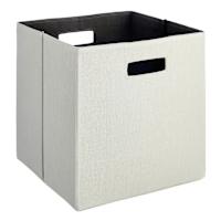 REAL SIMPLE Grey Modular Storage Cube, 13"